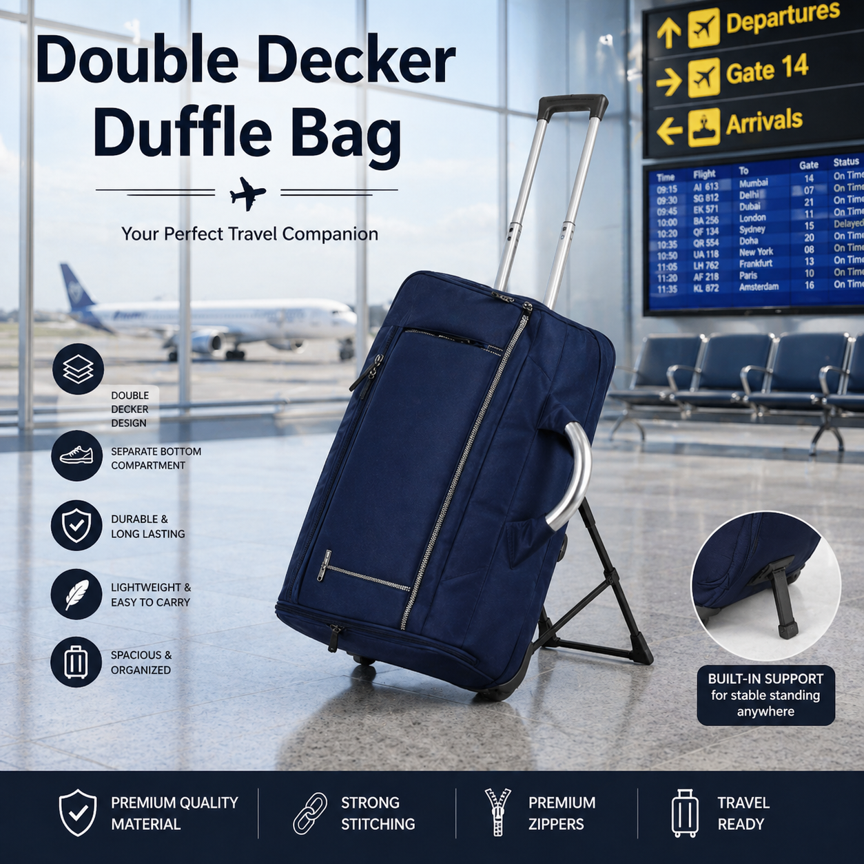 Double Decker Duffle Bags